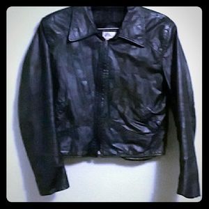 Leather jacket
